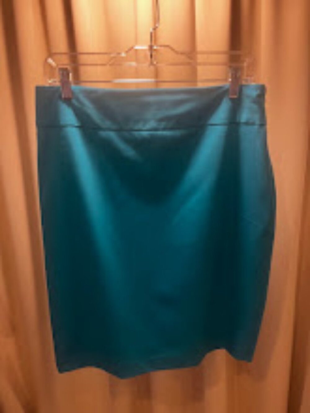 Liz Claiborne Teal Lined Pencil Skirt Size 10
